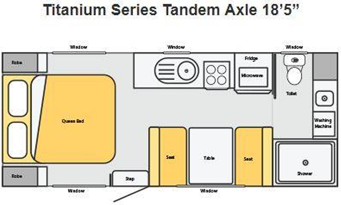 Titanium 18’5 Rear Door