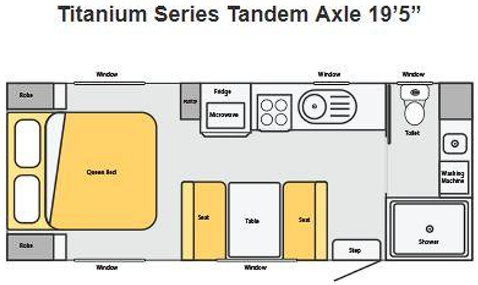 Titanium 19’5 Rear Door